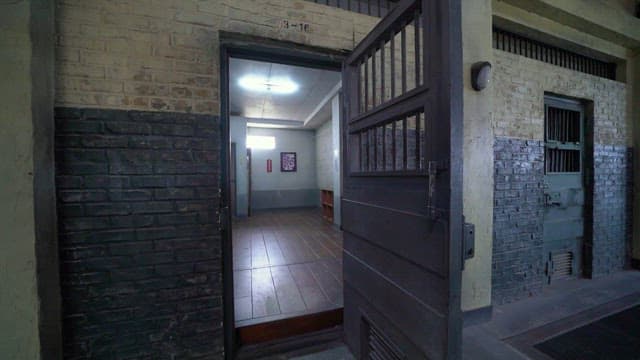 View of the Room Where Prisoners Stay