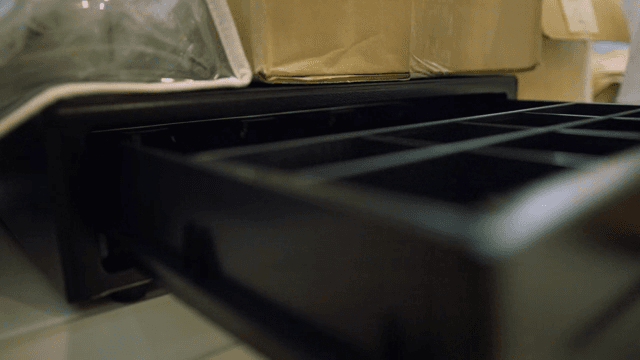 현금 등록기 서랍 열기