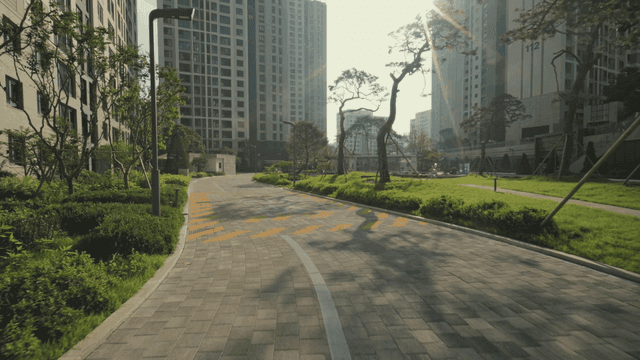 아파트 단지 내 산책로