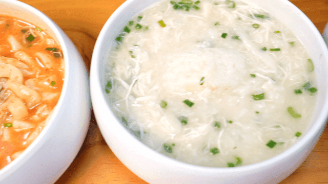Various chicken kalguksu on table