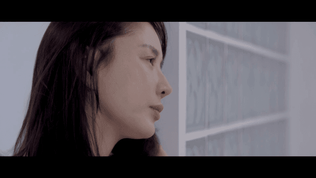 Profile of woman lost in thought and feeling frustrated