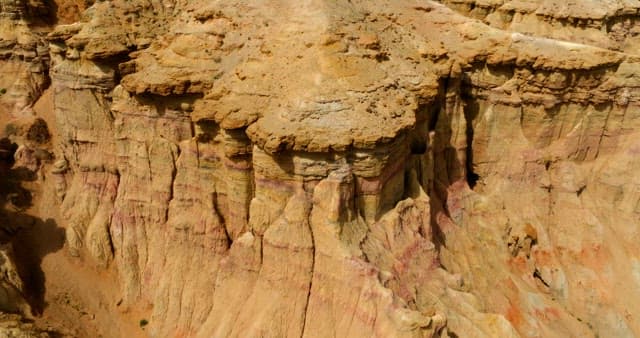 Expansive desert canyon landscape