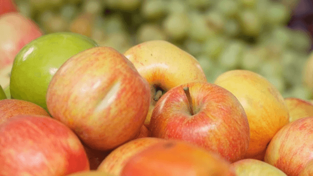 A variety of fresh fruits on display