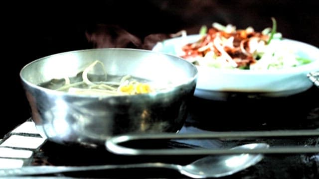 Delicious Korean Barbecue Meal Served Hot