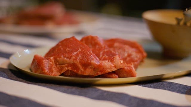 Juicy Raw Meat Waiting to be Cooked