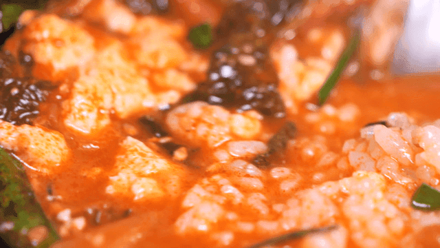 Spicy Sundubu Jjamppong with Rice