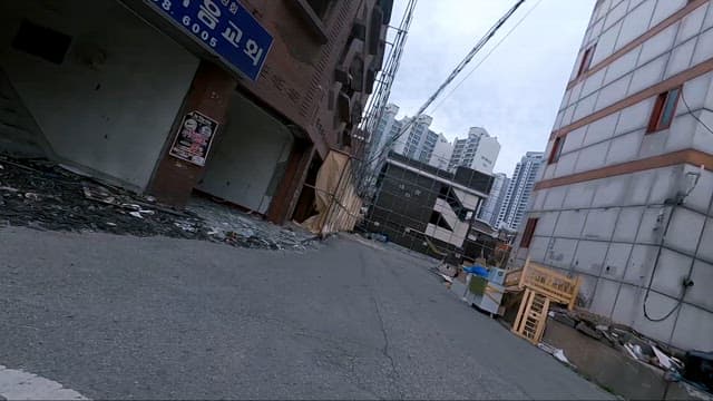 Old, Abandoned Buildings and Dirty Streets