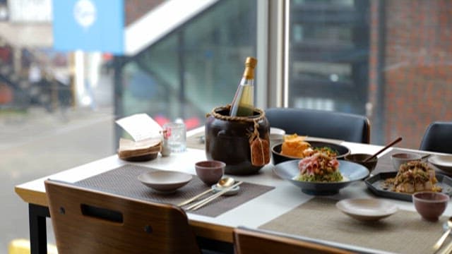 Delicious Dishes Arranged on a Neatly Set Table