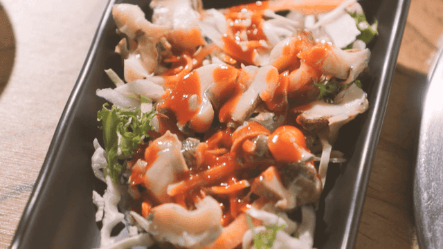 Clam Salad with Vegetables and Sauce