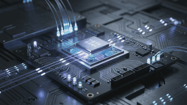 AI processor on a circuit board