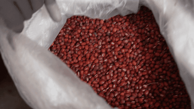 Sack full of red beans
