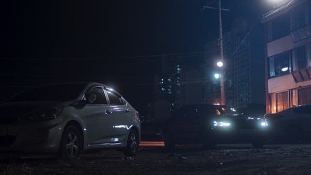 Suspicious Man Stops His Car in a Residential Area