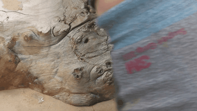 Wood that feels like gloved hand