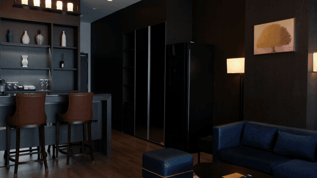 Modern living room with elegant decor