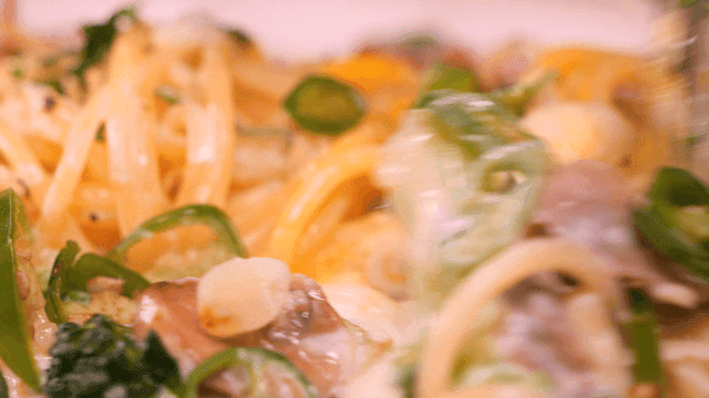 고추가 들어간 크림 파스타