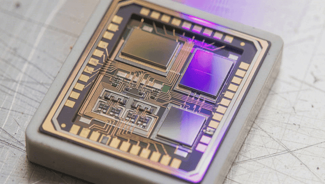 Semiconductor chips that emit various colors of light