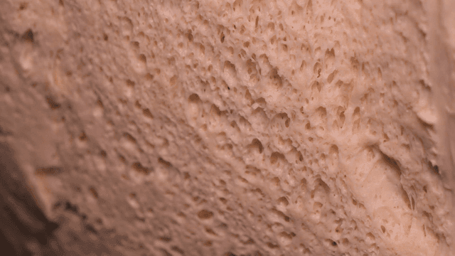Close-up of dough texture