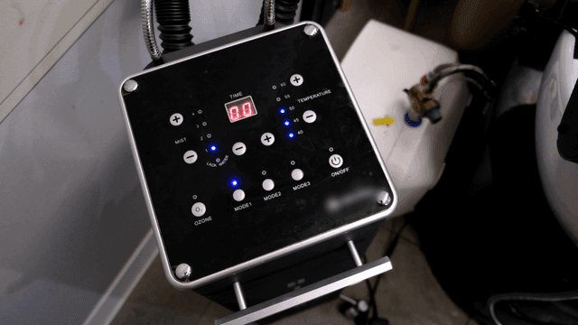 Control panel with digital display