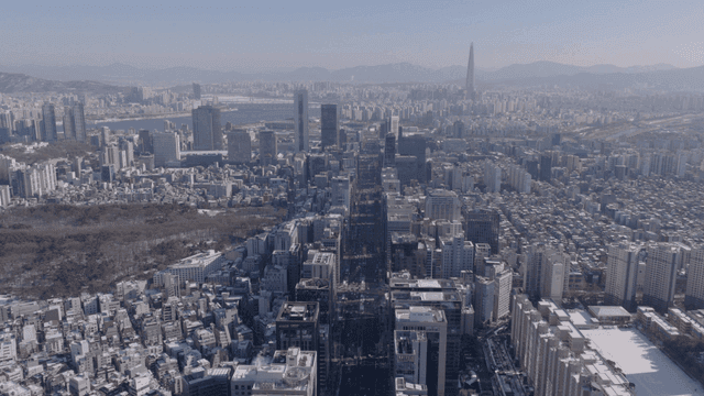 Vast cityscape with high-rise buildings