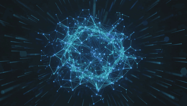 Digital network structure visualization