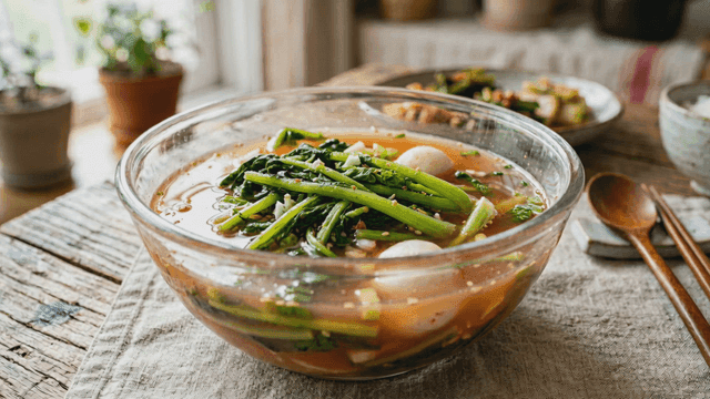 Bowl of refreshing water kimchi