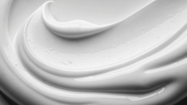 Smooth white cream texture