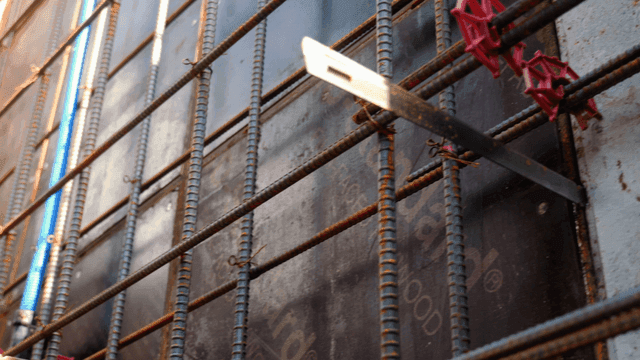 건설 철근과 거푸집