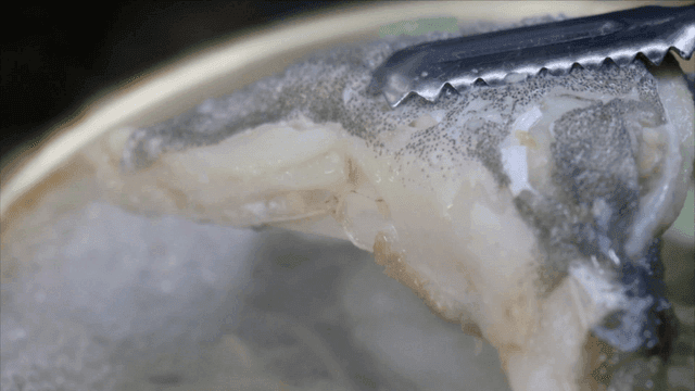 야채와 함께 냄비에서 끓는 대구탕