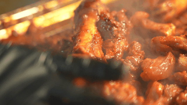 Jokbal stir-fried in spicy seasoning