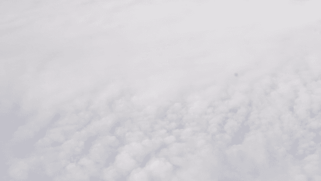 하늘에서 본 광활한 구름의 풍경