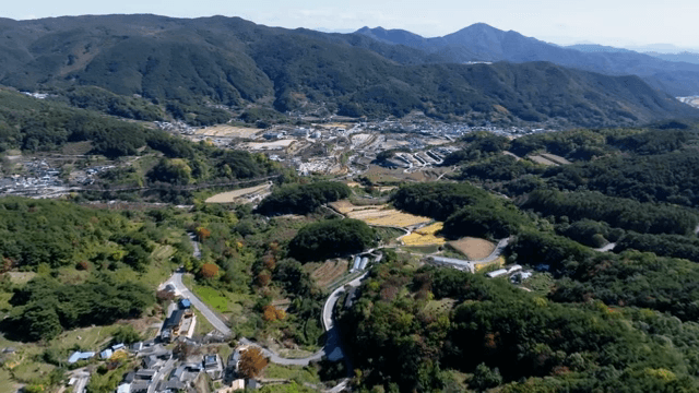 시골 산촌의 경치