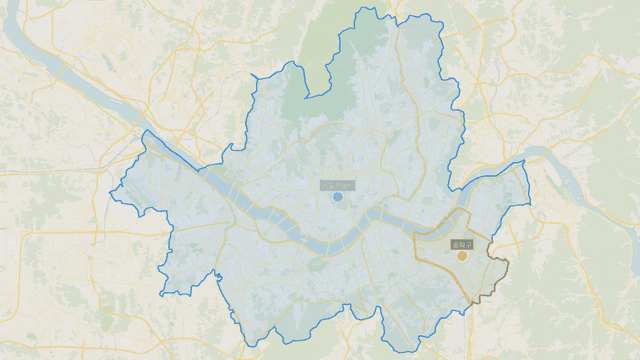 Map of Songpa-gu, Seoul and highlighted areas