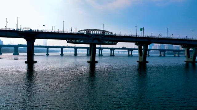 Bridges of the City Seen from the Eastern Han River