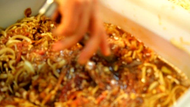 불고기 전골을 만드는 과정