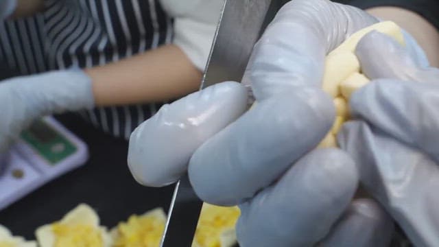 Preparing dough with precision in a kitchen