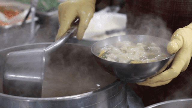 Hearty bowl of sujebi