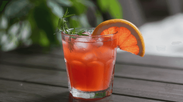 Grapefruit ade in glass