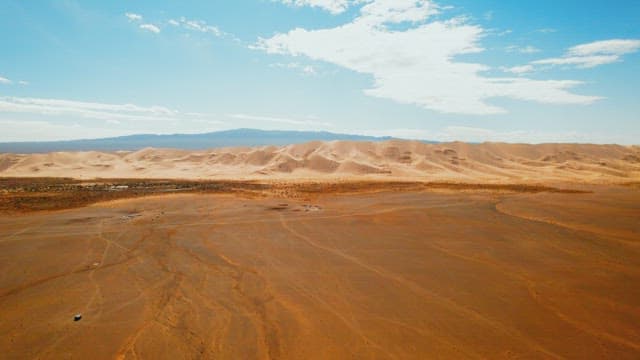 Expansive View of Desert Landscape