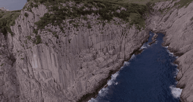Majestic cliffs by the ocean