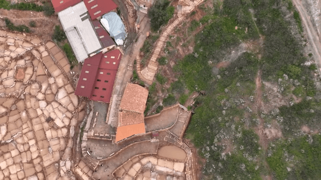 산악 지역의 계단식 염전