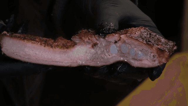 Succulent smoked meat