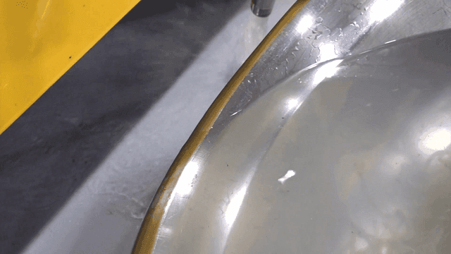 Ice fish discarded after washing