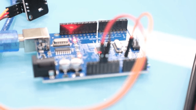 Blurred electronic circuit board