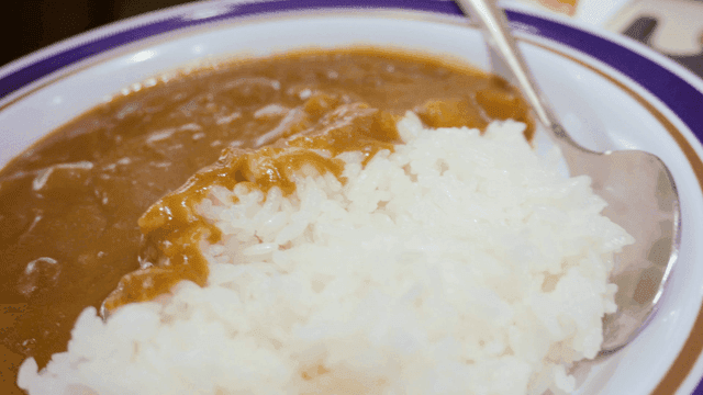 일본식 카레라이스 한 접시