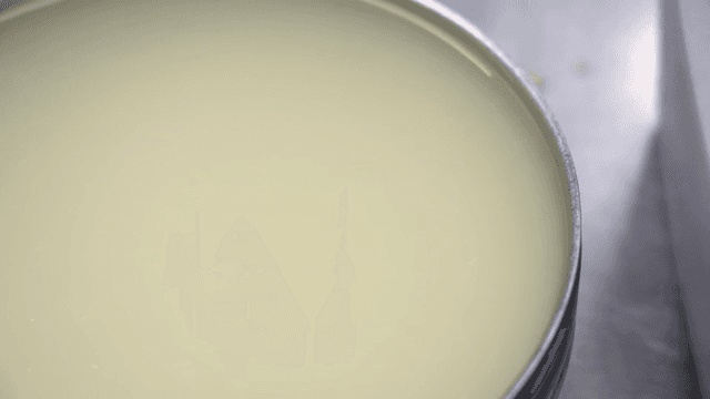 Pot with broth