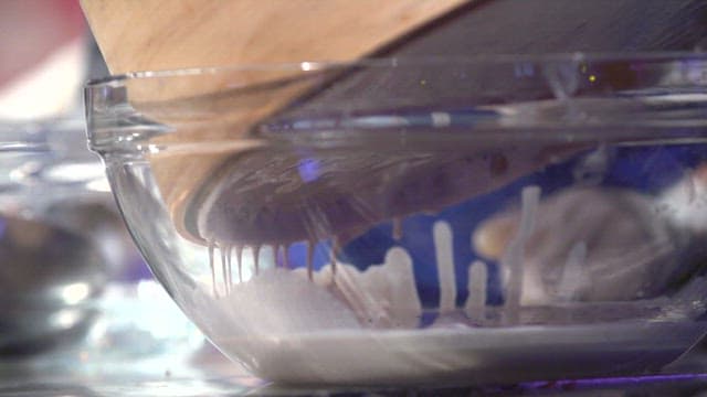 Perilla seed juice filtered through a sieve