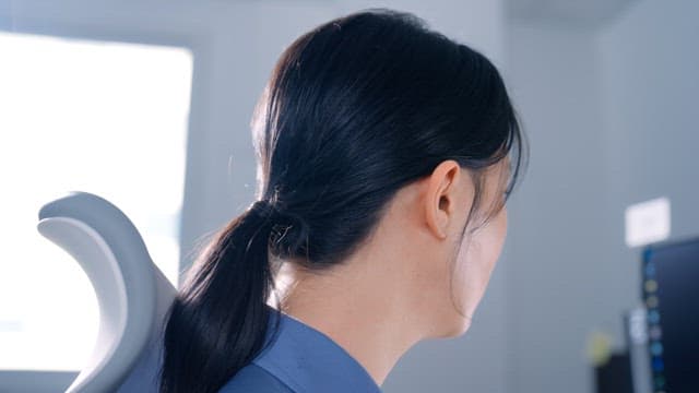 Woman working in an office