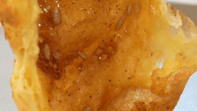 Honey-drenched seed hotteok
