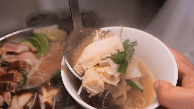 Stew with tofu and vegetables