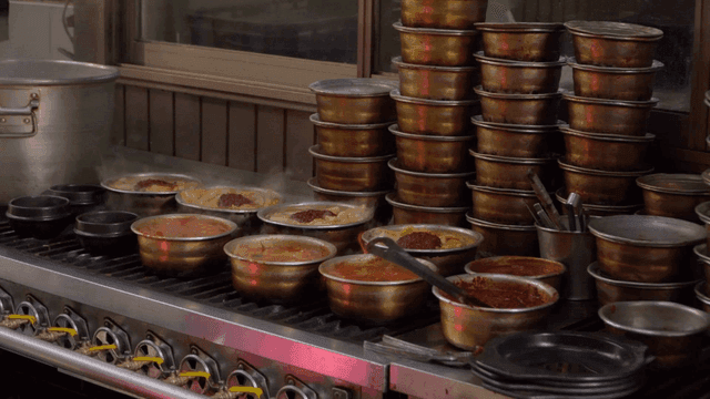 Stew boiling on stove